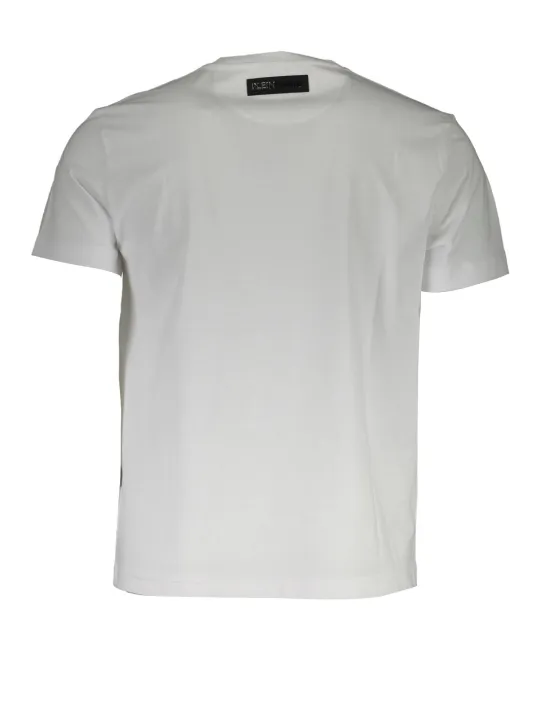 "Plein Sport T-Shirts im Sale | Plein Sport TShirt VAuschnitt Logo Druck Weiss online kaufen"|Planet-Deluxe