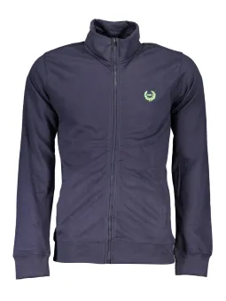 "Venturi Langarm-Sweatshirt: Reißverschluss & Stickerei"