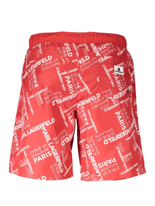 "Karl Lagerfeld Beachwear Badehosen im Sale | Karl Lagerfeld Beachwear KL20MBL01_1DFF0C3_ROSSORED online kaufen"|Planet-Deluxe