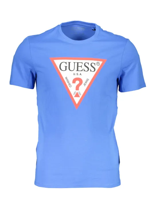 "GUESS JEANS Startseite im Sale | GUESS JEANS KURZARM T-SHIRT HERREN BLAU online kaufen"|Planet-Deluxe