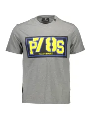 "Plein Sport T-Shirts im Sale | Kontrast-T-Shirt mit Rundhals und Logo von Plein Sport online kaufen"|Planet-Deluxe