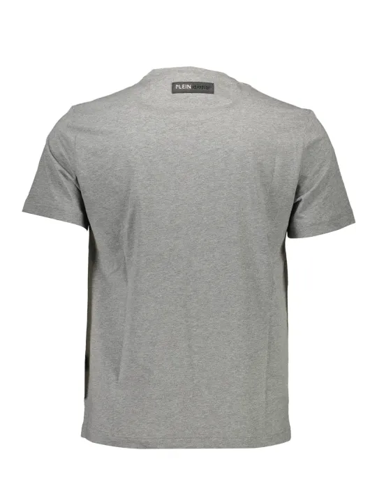 "Plein Sport T-Shirts im Sale | Kontrast-T-Shirt mit Rundhals und Logo von Plein Sport online kaufen"|Planet-Deluxe
