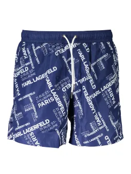"Karl Lagerfeld Badeshorts Blau: Stilvoll mit Taschen & Slip"
