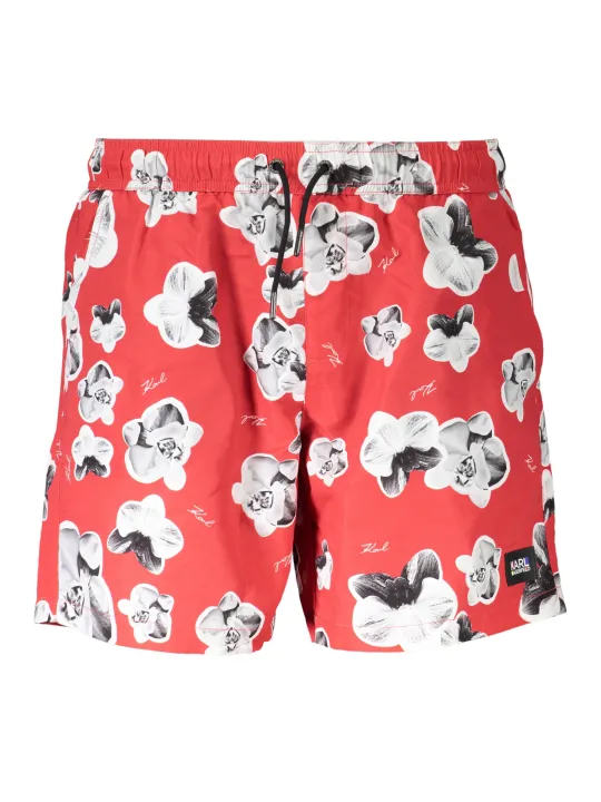 "Karl Lagerfeld Beachwear Badehosen im Sale | Karl Lagerfeld Beachwear KL20MBM12_4B61A19_ROSSORED online kaufen"|Planet-Deluxe