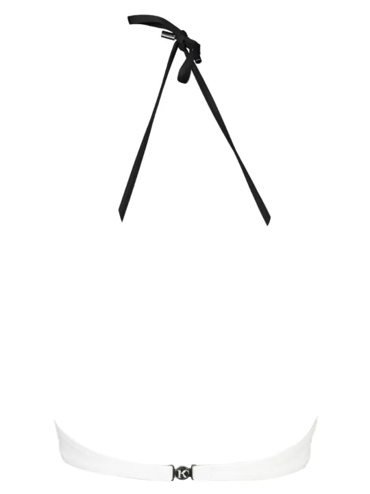 "Karl Lagerfeld Beachwear Badeanzüge & Bikinis im Sale | Karl Lagerfeld Beachwear KL20WTP23_80D41EB_BIANCOWHIT online kaufen"|Planet-Deluxe