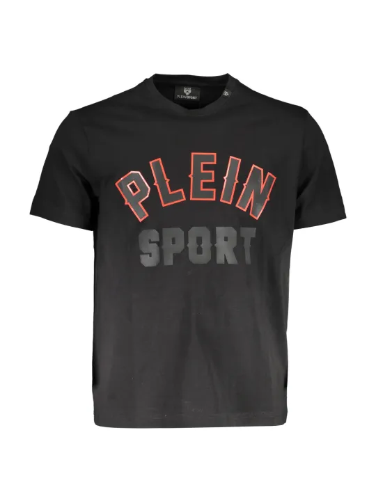 "Plein Sport T-Shirts im Sale | Sportliches Kurzarmshirt mit Rundhalsausschnitt und Logodruck online kaufen"|Planet-Deluxe