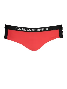 "Karl Lagerfeld Badeanzug - Stilvoll & Elegant in Rot"