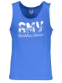 GIAN MARCO VENTURI Blaue Logo Tanktop - Stilvolles Hemd