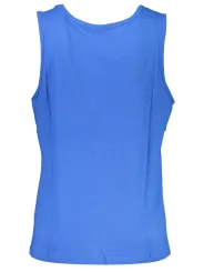 GIAN MARCO VENTURI Blaue Logo Tanktop - Stilvolles Hemd