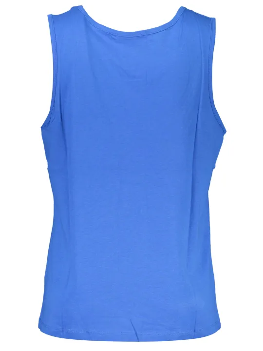 GIAN MARCO VENTURI Blaue Logo Tanktop - Stilvolles Hemd