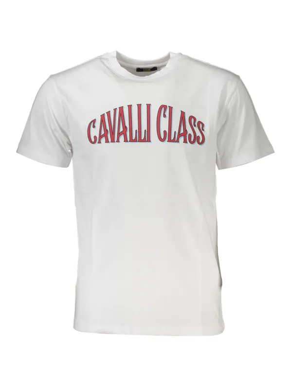 "Cavalli Class T-Shirts im Sale | Cavalli Class QXT60BJD060_98DF979_BIANCO0005 Weiß online kaufen"|Planet-Deluxe