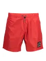 "Karl Lagerfeld Beachwear Badehosen im Sale | Karl Lagerfeld Badehose Rot mit Taschen und Innenslip online kaufen"|Planet-Deluxe