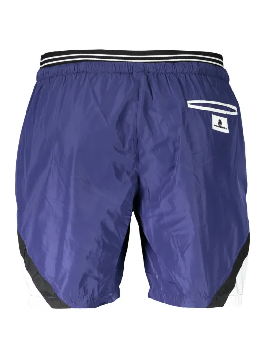 "Karl Lagerfeld Beachwear Badehosen im Sale | Karl Lagerfeld Badeshorts mit Taschen und Slip Navy online kaufen"|Planet-Deluxe