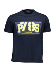 "Plein Sport T-Shirts im Sale | Kurzarms-Shirt Rundhals Kontrastdetails Logo Plein Sport online kaufen"|Planet-Deluxe