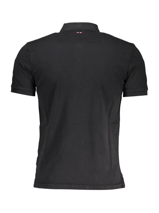 "Napapijri Poloshirts im Sale | Poloshirt Napapijri mit Stickerei und Logo Schwarz online kaufen"|Planet-Deluxe