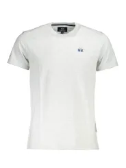 "LA MARTINA T-Shirts im Sale | La Martina Graues Logo-Shirt mit Stickerei online kaufen"|Planet-Deluxe