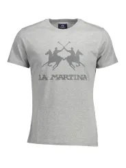 "LA MARTINA T-Shirts im Sale | La Martina TShirt Kurzarm Normale Passform Rundhals Logo Druck online kaufen"|Planet-Deluxe