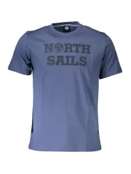 "North Sails T-Shirts im Sale | Kurzarm TShirt Rundhals Logo Blau North Sails online kaufen"|Planet-Deluxe