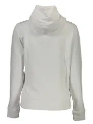 "Tommy Hilfiger Sweatshirts im Sale | Tommy Hilfiger Damen Langarm-Kapuzenpullover mit Druck und Stickerei – Modell DW0DW14874_73CBB93_BIANCOYBR, Weiß mit Logo-Des online kaufen"|Planet-Deluxe