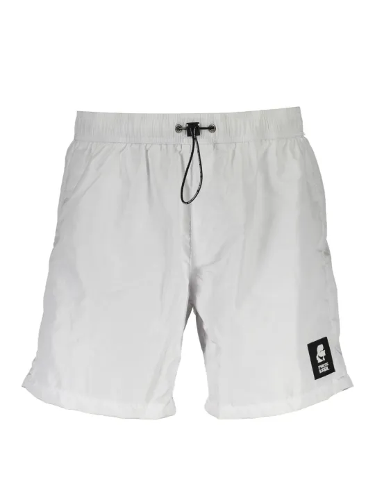 "Karl Lagerfeld Beachwear Badehosen im Sale | KARL LAGERFELD Badeshorts mit Taschen und Innenhose online kaufen"|Planet-Deluxe