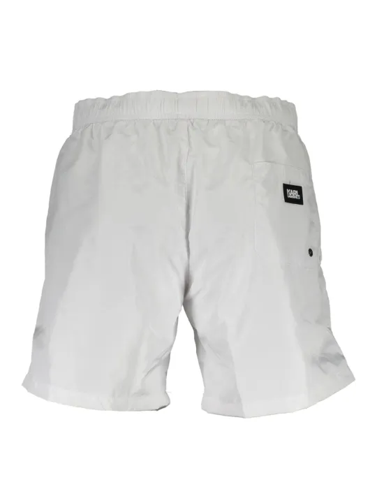 "Karl Lagerfeld Beachwear Badehosen im Sale | KARL LAGERFELD Badeshorts mit Taschen und Innenhose online kaufen"|Planet-Deluxe