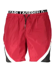 "Karl Lagerfeld Beachwear Badehosen im Sale | Karl Lagerfeld Beachwear KL20MBM05_00CF066_ROSSORED online kaufen"|Planet-Deluxe