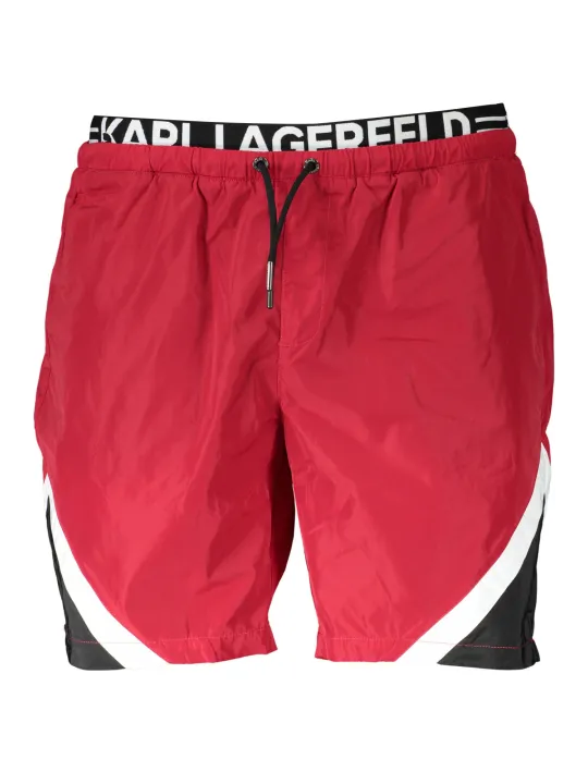 "Karl Lagerfeld Beachwear Badehosen im Sale | Karl Lagerfeld Beachwear KL20MBM05_00CF066_ROSSORED online kaufen"|Planet-Deluxe
