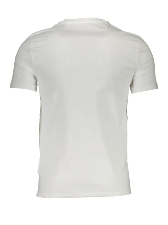 "GUESS JEANS T-Shirts im Sale | Bio Baumwolle V-Ausschnitt T-Shirt mit Logo von GUESS JEANS online kaufen"|Planet-Deluxe