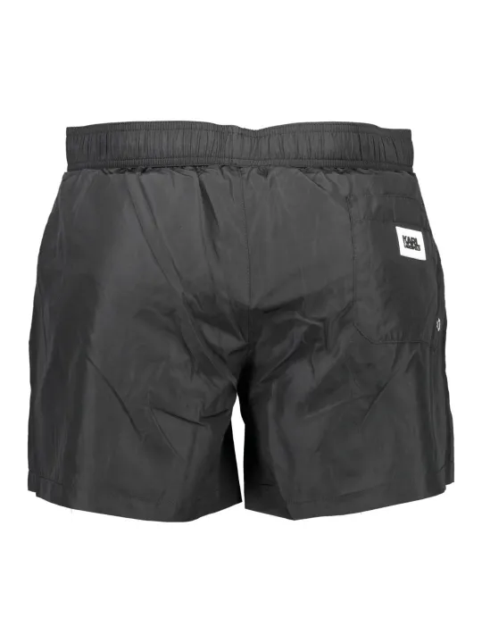 "Karl Lagerfeld Beachwear Badehosen im Sale | Karl Lagerfeld Badeboxer mit Taschen und Kontrastdetails online kaufen"|Planet-Deluxe