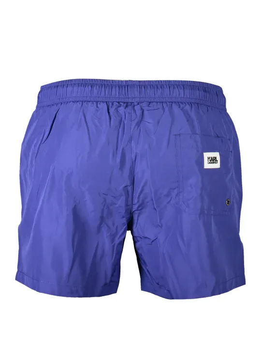 "Karl Lagerfeld Beachwear Badehosen im Sale | Kurze Badeboxershorts mit Taschen und Kontrastdetails online kaufen"|Planet-Deluxe