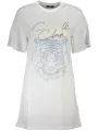 "Cavalli Class T-Shirts im Sale | Cavalli Class Logo Kurzarmshirt Normale Passform Rundhals Bianco online kaufen"|Planet-Deluxe