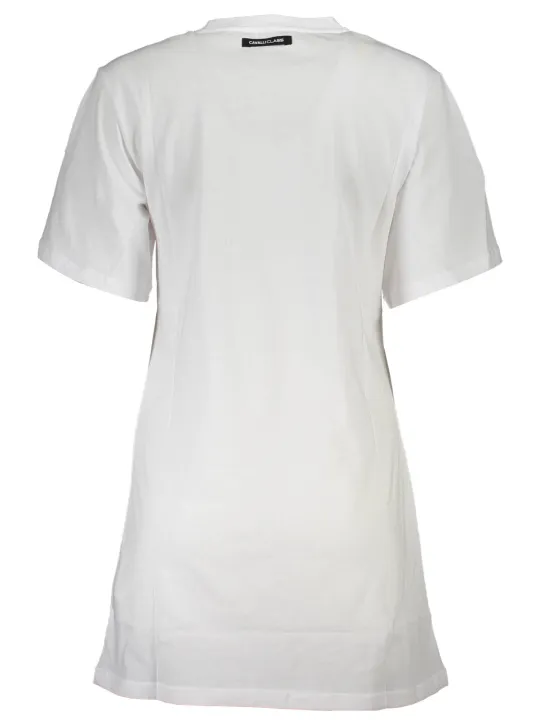 "Cavalli Class T-Shirts im Sale | Cavalli Class Logo Kurzarmshirt Normale Passform Rundhals Bianco online kaufen"|Planet-Deluxe