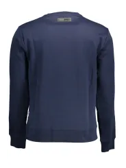 "Plein Sport Sweatshirts im Sale | Kontrast Sweatshirt mit Print und Logo in Blau Navy online kaufen"|Planet-Deluxe