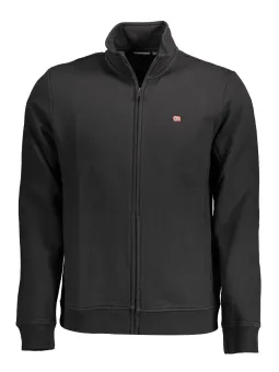 "Napapijri Sweatshirt: Stickerei & Logo-Reißverschluss"
