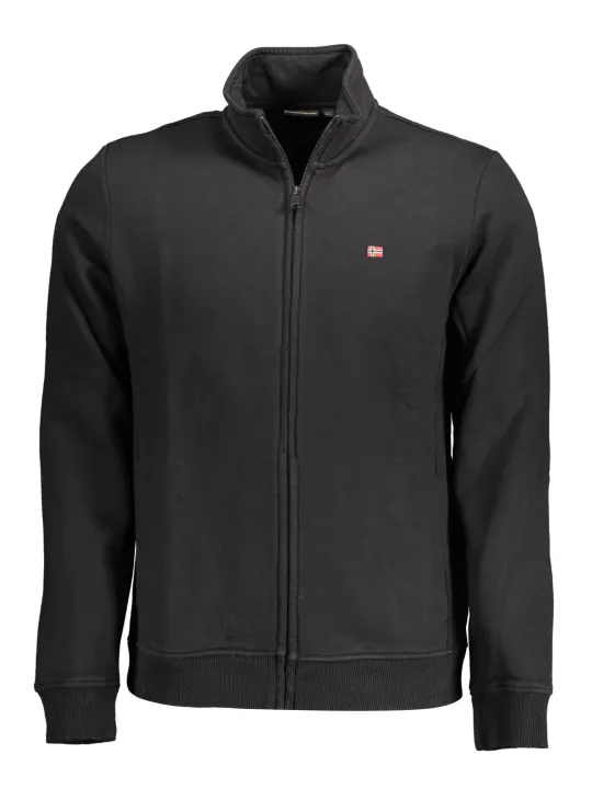 "Napapijri Startseite im Sale | Napapijri Herren-Sweatshirt mit Reißverschluss, Schwarz online kaufen"|Planet-Deluxe