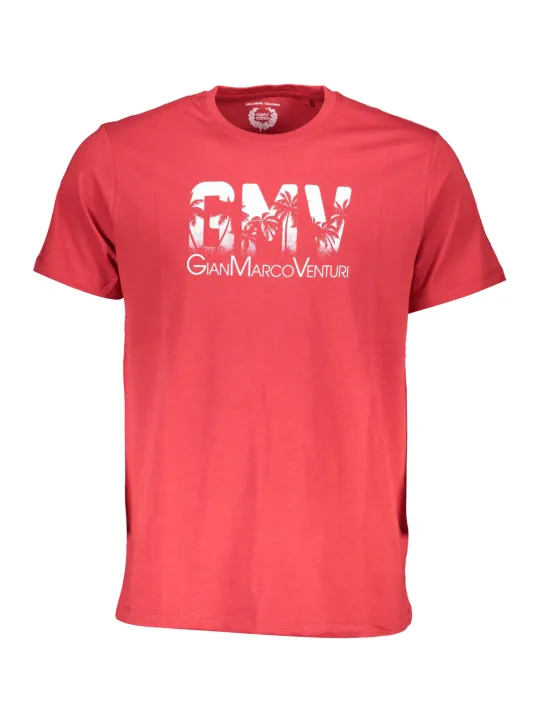 "GIAN MARCO VENTURI T-Shirts im Sale | GIAN MARCO VENTURI ROTES LOGO TSHIRT MIT DRUCK online kaufen"|Planet-Deluxe