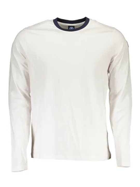 "North Sails T-Shirts im Sale | Kontrast Applikation TShirt Rundhals North Sails online kaufen"|Planet-Deluxe