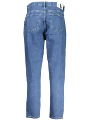"Calvin Klein Jeans im Sale | Calvin Klein Neu Denim Mom Jeans mit Logo und Knöpfen online kaufen"|Planet-Deluxe