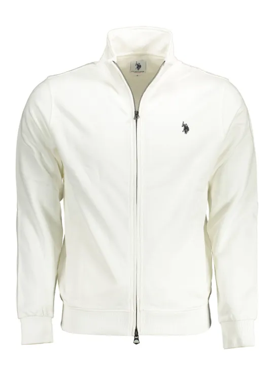 "U.S. POLO Startseite im Sale | US POLO ZIP-UP SWEATSHIRT HERREN WEISS online kaufen"|Planet-Deluxe