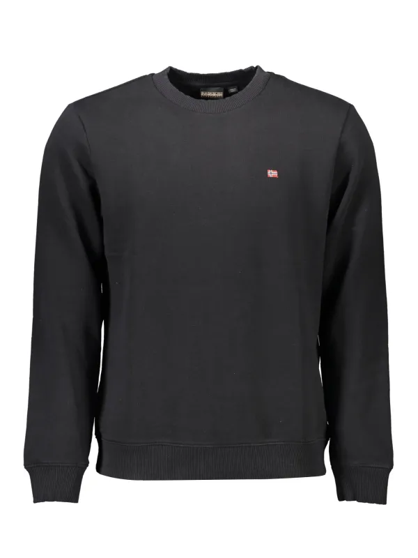 "Napapijri Sweatshirts im Sale | Langarm Sweatshirt Rundhals Bio Baumwolle Logo Napapijri online kaufen"|Planet-Deluxe