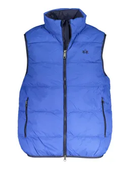 "La Martina Ärmellose Jacke: Taschen & Stickerei-Details"