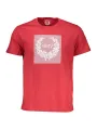 "GIAN MARCO VENTURI T-Shirts im Sale | GIAN MARCO VENTURI ROTES LOGO TSHIRT RUNDHALS DRUCK  online kaufen"|Planet-Deluxe