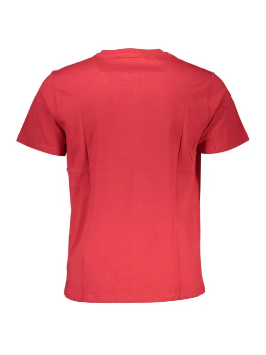 "GIAN MARCO VENTURI T-Shirts im Sale | GIAN MARCO VENTURI ROTES LOGO TSHIRT RUNDHALS DRUCK  online kaufen"|Planet-Deluxe