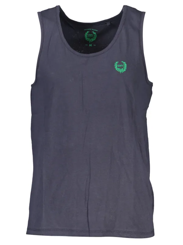 GIAN MARCO VENTURI Tanktop – Rundhals, Sticklogo, stilvoll