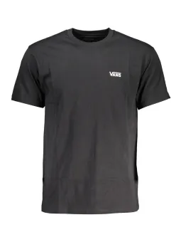 "Vans Klassisches Schwarz T-Shirt mit Rundhals & Logo"