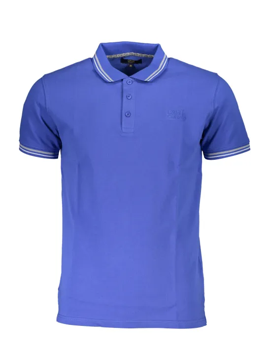 "Cavalli Class Poloshirts im Sale | Kurzarm Poloshirt mit Knopfen und Logodetails Cavalli Class online kaufen"|Planet-Deluxe