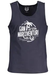 GIAN MARCO VENTURI Logo Tanktop Blau - Stilvoll & Modern