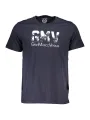 "GIAN MARCO VENTURI T-Shirts im Sale | Kurzarm T-Shirt Rundhals Logo Gian Marco Venturi Blau online kaufen"|Planet-Deluxe