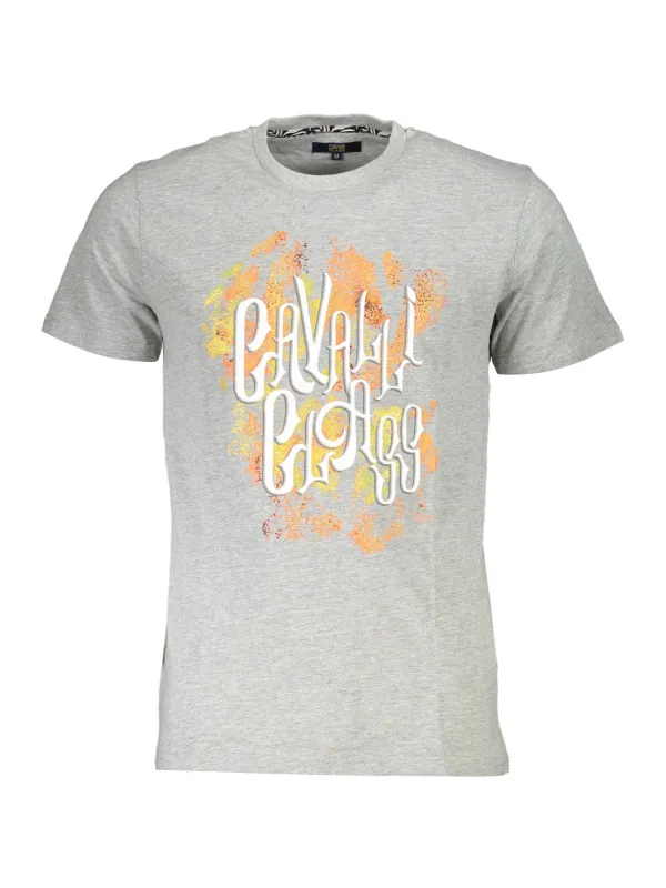 "Cavalli Class T-Shirts im Sale | Cavalli Class QXT61MJD060_12A62EE_GRIGIO0496 Grau online kaufen"|Planet-Deluxe