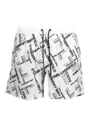 "Karl Lagerfeld Beachwear Badehosen im Sale | Karl Lagerfeld Swim Boxer mit Taschen und Logo  online kaufen"|Planet-Deluxe
